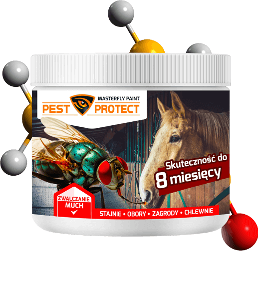 Preparat na muchy w stajni z Dinotefuran PEST PROTECT